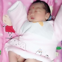 2018年农历10月14日、00:03分、诞生小棉袄