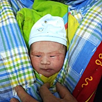 11.23感恩节。小帅哥7.4斤。往后余生 全都是你。