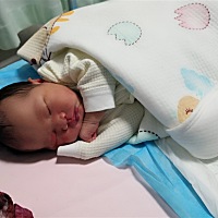 出院回家了！大家帮忙看看这孩子长的像谁啊😃