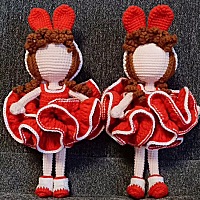 今天勾的小娃娃，可爱吗