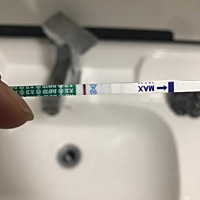 仙女们请进来指导下，今天该来大姨妈，这是早上测的，印子是不是太浅了……