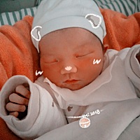 ฅ՞•ﻌ•՞ฅ12月一日 11点58分 七斤一两 过程虽辛苦，但落地一刻真的觉得什么都值了 ♡