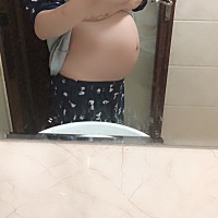 五个多月的肚子会不会太大了？？？？？我估计我会胖的一发不可收拾！😂😂😂