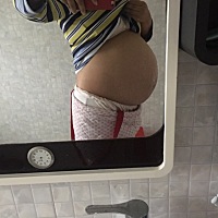 看肚形猜男女，月底卸货！纯属娱乐！