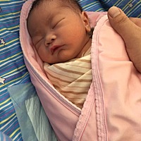 男孩，6.9斤。顺转刨～  看见小宝贝的一瞬间热泪盈眶！