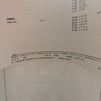 今天的报告单，医生说差不多怀孕一个多月，前几天有一点点的淡血，今天晚上回来腹痛然后流了挺多像大姨...