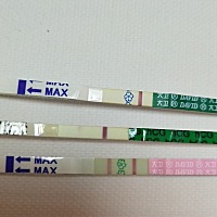 十一月二十四号来月经，完了就一直测大卫排卵试纸，一直都是弱阳，那会没事干测了排卵试纸强阳，又用了...