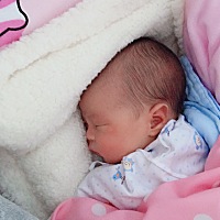 之前说看肚子猜男女的笑话，现在给你们公布答案，12.13.早上07.09剖腹产男孩儿，八斤一两，怀孕时爱吃辣...