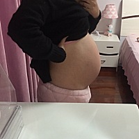 有怀孕牙龈多长了一块肉的么，生完能消么？26➕4的肚子感觉有点大啊，大晚上宝宝在肚子里乱踢睡不着