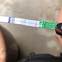 我真的不懂了 例假推迟8天了 就是这样一会两根一会白板  小腹还一直疼  两根的那个是我晚上试的 看不清 ...