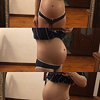 有没有同款肚子 哈哈哈 确实是圆的肚子