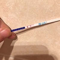 离大姨妈3天就试出来了