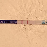 21号姨妈日，18号就测出中队长了，今天差不多强阳了