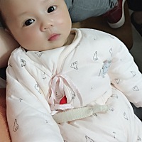 一心小公举40天了，为娘没别的奢求，就希望你健健康康的成长，每天都开开心心的，为娘会一直在你身...