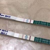 19号晚上和20号早上都用早早孕试纸测的，今天既然来月经了，是什么情况？姐妹们帮忙看看