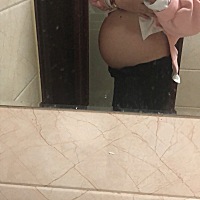 六个多月的肚子怎么可以这么大？😂