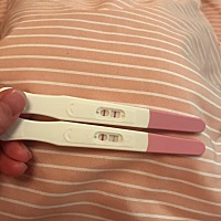 确定是怀孕啦！好惊喜！第一胎女儿，第二胎怎么也不怕了，女儿更好！儿子最好！哈哈！好开心好激动