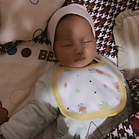 还有一天宝贝满月了。耶耶耶✌🏻