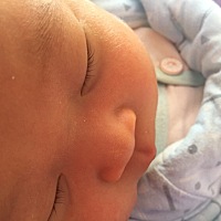 24天的睫毛，期待我的小天使越来越可爱