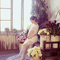 马上35周啦～也收到了和宝宝的照片  ，感觉好幸福(*˘︶˘*).｡.:*♡期待宝宝的出生～