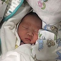 预产期1月8号，宝贝提前8天出来了。