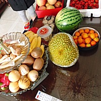 二胎中，老公给我买的水果