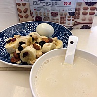 张粑粑打的豆浆越来越好喝了～