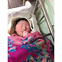 一月十日，超快顺产有侧切无撕裂七斤四两男宝一枚😄