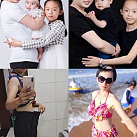 终于瘦回孕前啦