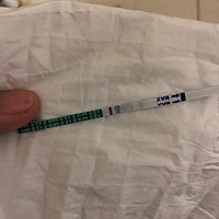 3号排卵，1.2同房。今天测的，是不是有了。距离大姨妈还有5天