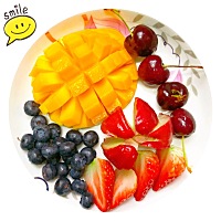 大宝贝幼儿园放学了，今天的水果餐