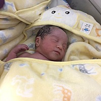 34周+1去医院做产检查出肝胆酸过高，当天就让住院了，第二天还是没降下来就刨了，老大女儿4.7斤，老...