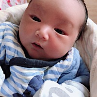 你们看 宝宝长得像我还是像他爸