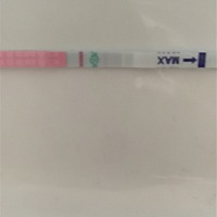 12.26末次月经，9号排卵期，8号晚上同房一次，刚刚排卵试条试了一下，姐妹们帮忙看看有希望吗？