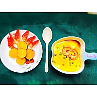 今日份点心 蒸红薯➕草莓➕蒸蛋 红薯有助消化，吃点粗粮也是极好的 昨天有小伙伴要蒸蛋做法 所以今天又...