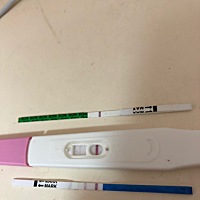 这几天测的，今天明显加深了，难道真的有了