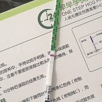 上个月例假11号来的，这个月还没有来，每隔两天我都测下，这次应该没错了吧！