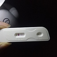 上个月十四号来的例假，前两天测的，这是怀了吗？