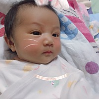 宝宝12.08晚9.24出生 48厘米 7斤重 昨天41天去体检 宝宝58厘米 11斤重 不得不说小孩长的真快~