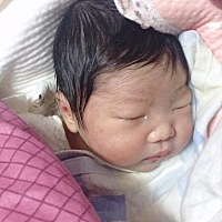 1.19凌晨00.04  顺产6.1斤女宝