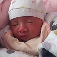 宝宝第三天啦，吃饱就睡，越看越喜欢，要乖乖的，快高长大😘😘😘