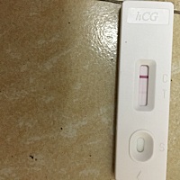 这是昨天测的和今天测的 今天的比较明显应该是确定怀了吧