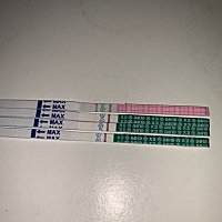 刚刚发帖说测三次水印，然后转了下各种帖子说排卵试纸也可以测 12.27姨妈，周期22-30不等，1.9排卵同房...