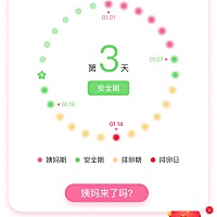 显示安全期第3天了，但是昨天今天下面都有白带，是白色的，跟蛋清一样的，正常么？