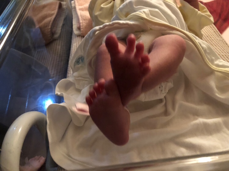 我家格格两天的小腿就如此有力量