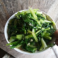 吃中午饭了，随便吃点，以前怀二胎，一胎，吃时能吃好几碗，吃肉特别吃，现在是菜每顿饭最多两碗吃...