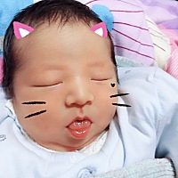 晒晒我们家小帅哥. 宝宝三天 宝宝15天 25天