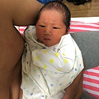 图一图五是在月子里，看变样没