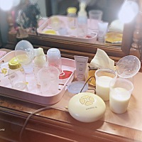 天天就像奶牛一样，最多一次挤了520毫升奶。。唉，可别再结着了