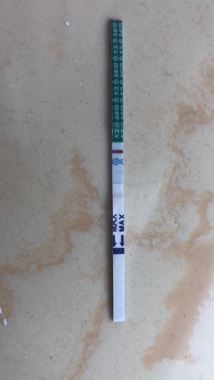 上个月30号来的大姨妈，今天一测这样了。这是啥意思？？